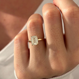Round Halo, Pave & Split Shank Engagement Ring – 1.93 CT Lab Grown Diamond