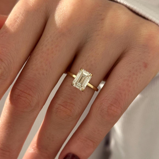 Round Halo, Pave & Split Shank Engagement Ring – 1.93 CT Lab Grown Diamond