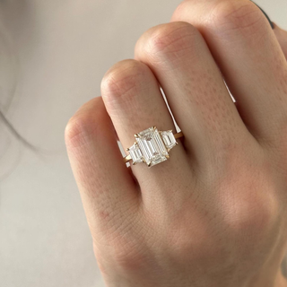 Round Halo, Pave & Split Shank Engagement Ring – 1.93 CT Lab Grown Diamond