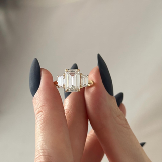 Round Halo, Pave & Split Shank Engagement Ring – 1.93 CT Lab Grown Diamond