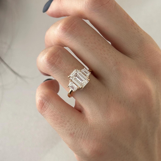Round Halo, Pave & Split Shank Engagement Ring – 1.93 CT Lab Grown Diamond