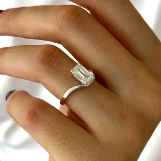 Round Halo, Pave & Split Shank Engagement Ring – 1.93 CT Lab Grown Diamond
