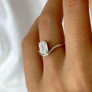 Round Halo, Pave & Split Shank Engagement Ring – 1.93 CT Lab Grown Diamond