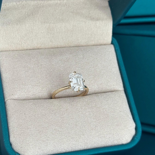 Round Halo, Pave & Split Shank Engagement Ring – 1.93 CT Lab Grown Diamond