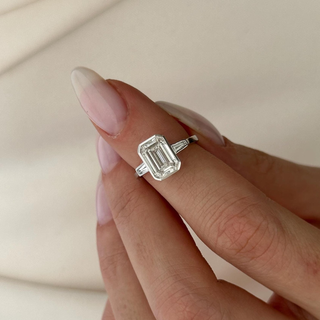 Round Halo, Pave & Split Shank Engagement Ring – 1.93 CT Lab Grown Diamond