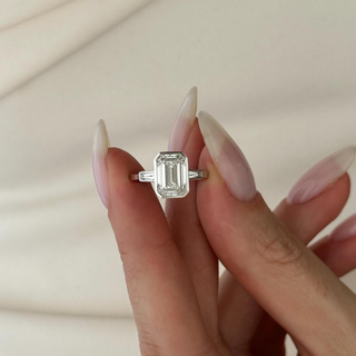 Round Halo, Pave & Split Shank Engagement Ring – 1.93 CT Lab Grown Diamond