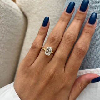 Round Halo, Pave & Split Shank Engagement Ring – 1.93 CT Lab Grown Diamond