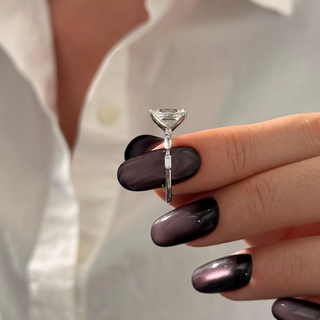 Round Halo, Pave & Split Shank Engagement Ring – 1.93 CT Lab Grown Diamond