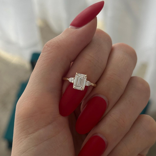 Round Halo, Pave & Split Shank Engagement Ring – 1.93 CT Lab Grown Diamond
