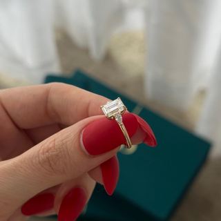 Round Halo, Pave & Split Shank Engagement Ring – 1.93 CT Lab Grown Diamond
