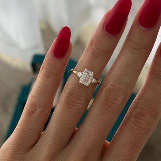 Round Halo, Pave & Split Shank Engagement Ring – 1.93 CT Lab Grown Diamond