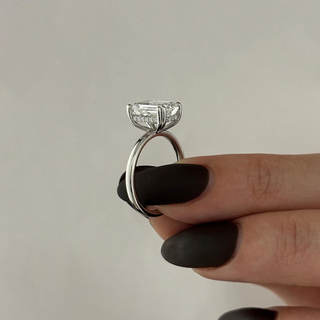 Round Halo, Pave & Split Shank Engagement Ring – 1.93 CT Lab Grown Diamond