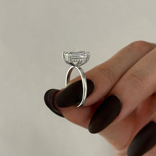 Round Halo, Pave & Split Shank Engagement Ring – 1.93 CT Lab Grown Diamond
