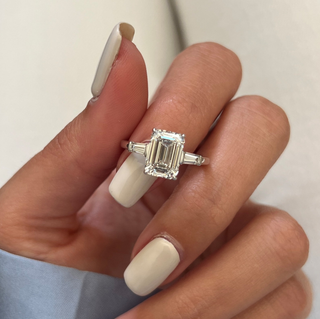 Round Halo, Pave & Split Shank Engagement Ring – 1.93 CT Lab Grown Diamond
