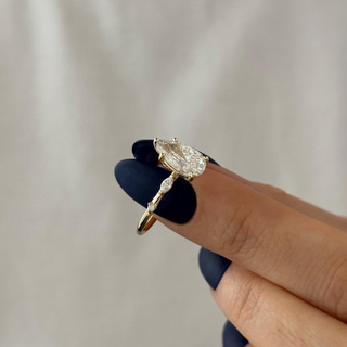 Round Halo, Pave & Split Shank Engagement Ring – 1.93 CT Lab Grown Diamond