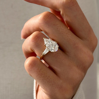 Round Halo, Pave & Split Shank Engagement Ring – 1.93 CT Lab Grown Diamond