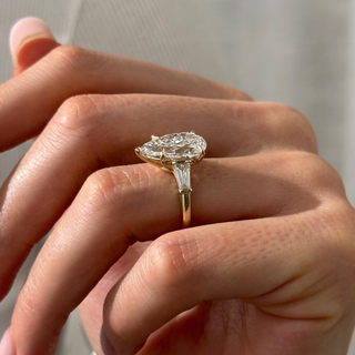 Round Halo, Pave & Split Shank Engagement Ring – 1.93 CT Lab Grown Diamond