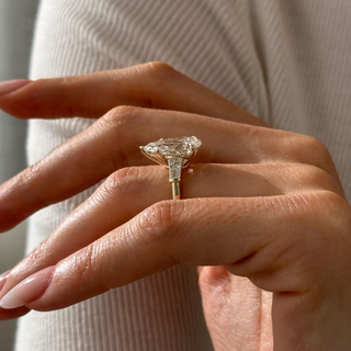 Round Halo, Pave & Split Shank Engagement Ring – 1.93 CT Lab Grown Diamond