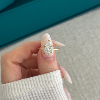 Round Halo, Pave & Split Shank Engagement Ring – 1.93 CT Lab Grown Diamond