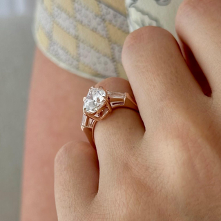 Round Halo, Pave & Split Shank Engagement Ring – 1.93 CT Lab Grown Diamond