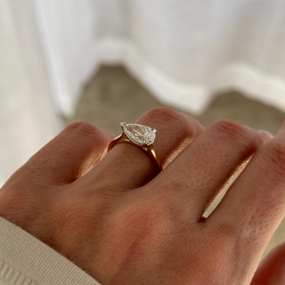 Round Halo, Pave & Split Shank Engagement Ring – 1.93 CT Lab Grown Diamond