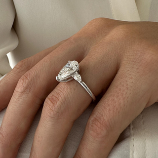 Round Halo, Pave & Split Shank Engagement Ring – 1.93 CT Lab Grown Diamond