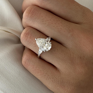 Round Halo, Pave & Split Shank Engagement Ring – 1.93 CT Lab Grown Diamond