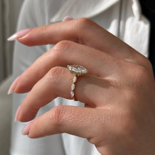 Round Halo, Pave & Split Shank Engagement Ring – 1.93 CT Lab Grown Diamond