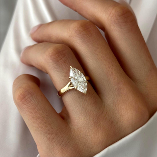 Round Halo, Pave & Split Shank Engagement Ring – 1.93 CT Lab Grown Diamond