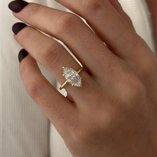 Round Halo, Pave & Split Shank Engagement Ring – 1.93 CT Lab Grown Diamond