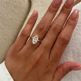 Round Halo, Pave & Split Shank Engagement Ring – 1.93 CT Lab Grown Diamond