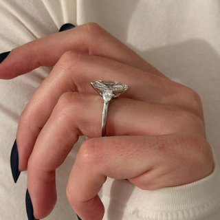 Round Halo, Pave & Split Shank Engagement Ring – 1.93 CT Lab Grown Diamond