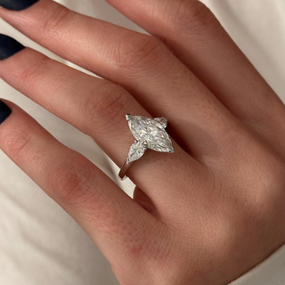 Round Halo, Pave & Split Shank Engagement Ring – 1.93 CT Lab Grown Diamond