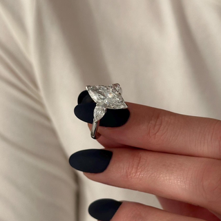 Round Halo, Pave & Split Shank Engagement Ring – 1.93 CT Lab Grown Diamond