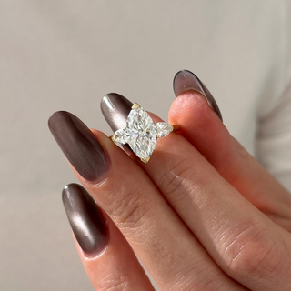 Round Halo, Pave & Split Shank Engagement Ring – 1.93 CT Lab Grown Diamond