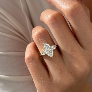 Round Halo, Pave & Split Shank Engagement Ring – 1.93 CT Lab Grown Diamond