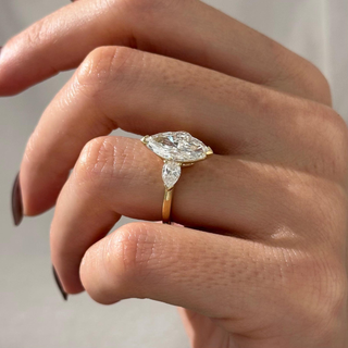 Round Halo, Pave & Split Shank Engagement Ring – 1.93 CT Lab Grown Diamond