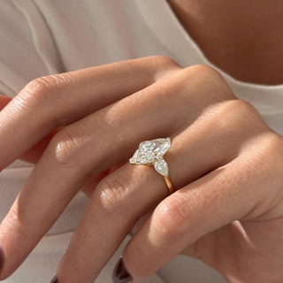 Round Halo, Pave & Split Shank Engagement Ring – 1.93 CT Lab Grown Diamond