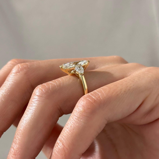 Round Halo, Pave & Split Shank Engagement Ring – 1.93 CT Lab Grown Diamond