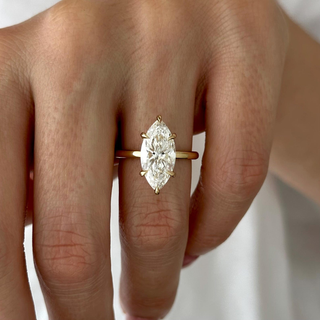 Round Halo, Pave & Split Shank Engagement Ring – 1.93 CT Lab Grown Diamond