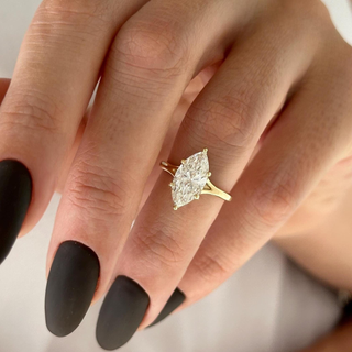 Round Halo, Pave & Split Shank Engagement Ring – 1.93 CT Lab Grown Diamond