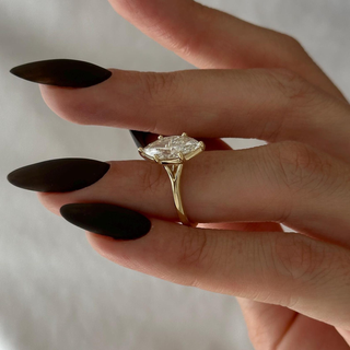 Round Halo, Pave & Split Shank Engagement Ring – 1.93 CT Lab Grown Diamond