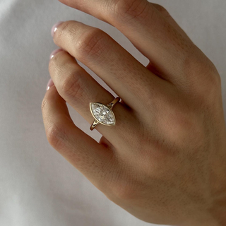 Round Halo, Pave & Split Shank Engagement Ring – 1.93 CT Lab Grown Diamond