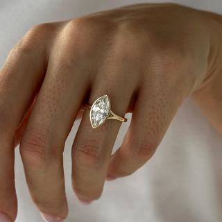 Round Halo, Pave & Split Shank Engagement Ring – 1.93 CT Lab Grown Diamond