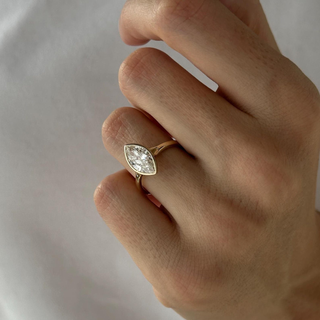 Round Halo, Pave & Split Shank Engagement Ring – 1.93 CT Lab Grown Diamond