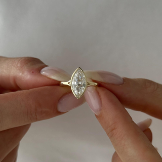 Round Halo, Pave & Split Shank Engagement Ring – 1.93 CT Lab Grown Diamond