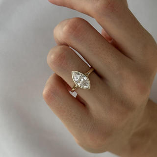 Round Halo, Pave & Split Shank Engagement Ring – 1.93 CT Lab Grown Diamond