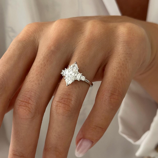 Round Halo, Pave & Split Shank Engagement Ring – 1.93 CT Lab Grown Diamond
