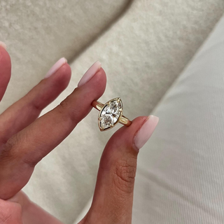 Round Halo, Pave & Split Shank Engagement Ring – 1.93 CT Lab Grown Diamond
