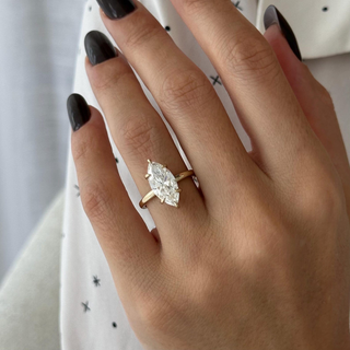 Round Halo, Pave & Split Shank Engagement Ring – 1.93 CT Lab Grown Diamond